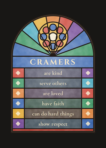Stained glass wallet card